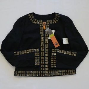 Tory Burch Jeweled Sweater